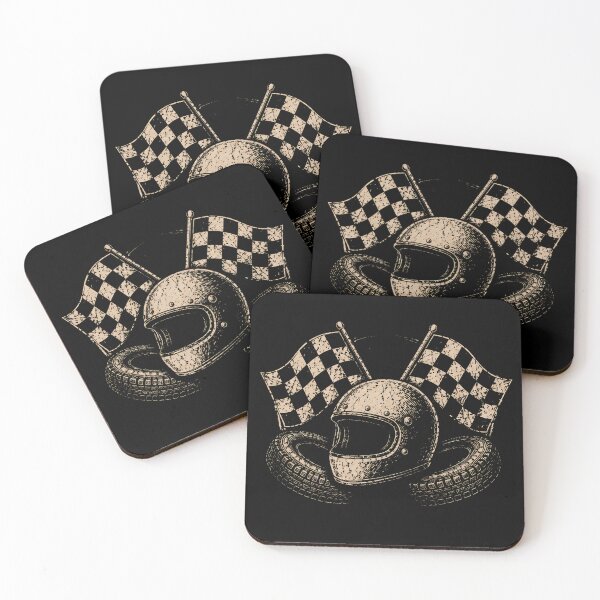 Item preview, Vintage Racing Helmet Graphic | Checkered Flags Motorsport Fans Racing Drivers Track Days Motor Racing  designed and sold by Jt41.