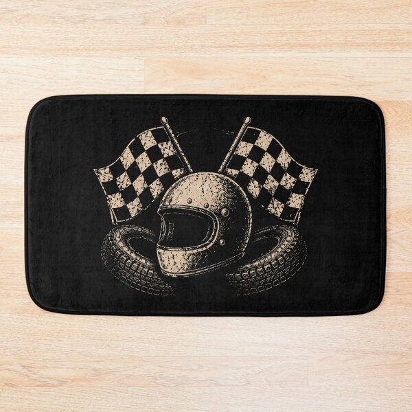 Item preview, Vintage Racing Helmet Graphic | Checkered Flags Motorsport Fans Racing Drivers Track Days Motor Racing  designed and sold by Jt41.