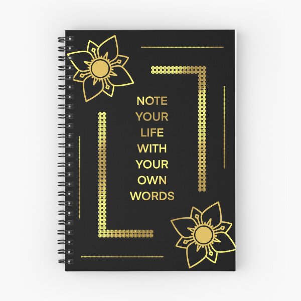 Item preview, Own Your Words Notebook designed and sold by MissSairung.