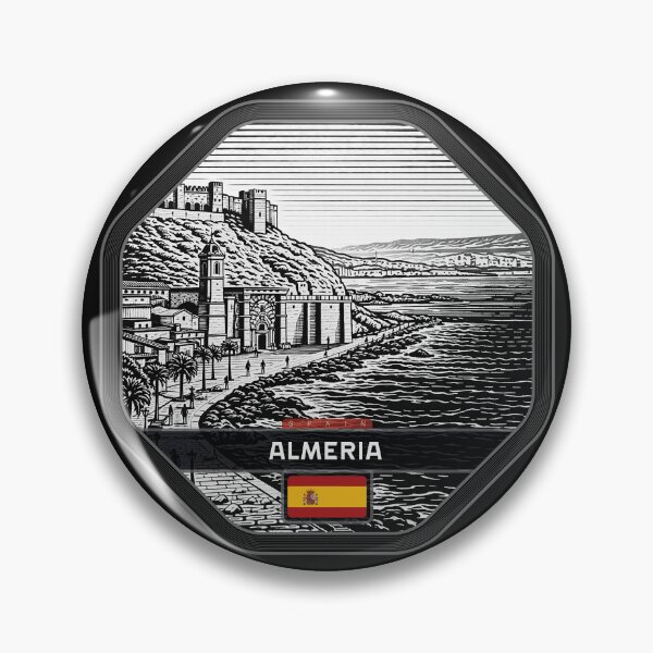 Item preview, Almeria Spain Linocut Style  designed and sold by Thistle-TShop.