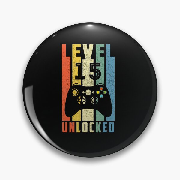 Item preview, Level 15 Unlocked Retro Gaming Birthday for Teenage Video Gamers designed and sold by FGTV2021.