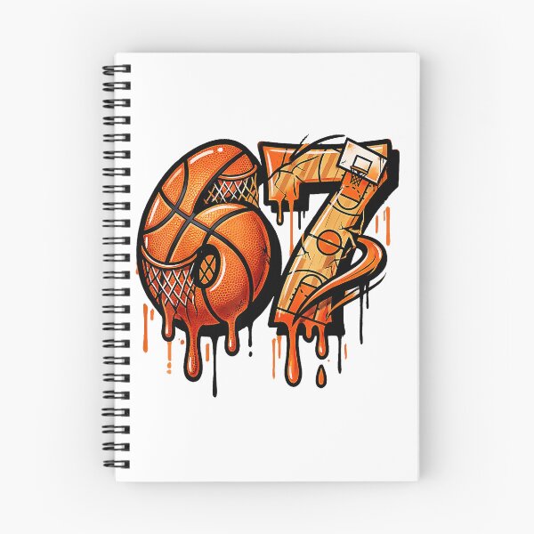 Item preview, Six Seven Basketball Drip Graffiti Style Funny Gen Alpha Numbers designed and sold by allistermariam.