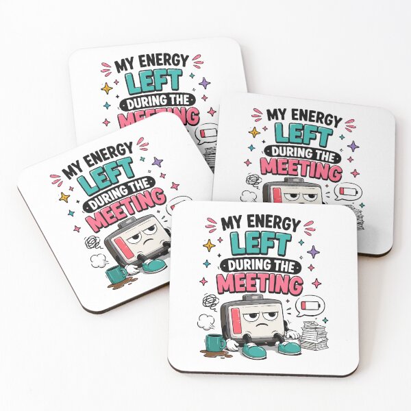 Item preview, My Energy Left During The Meeting Funny Office Humor designed and sold by Magmashup.