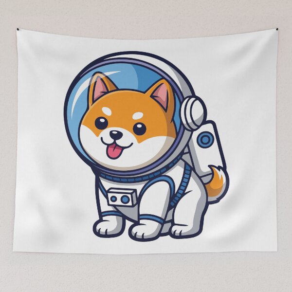 Item preview, Space Shibe-naut Explorer designed and sold by KrisGraphic45.