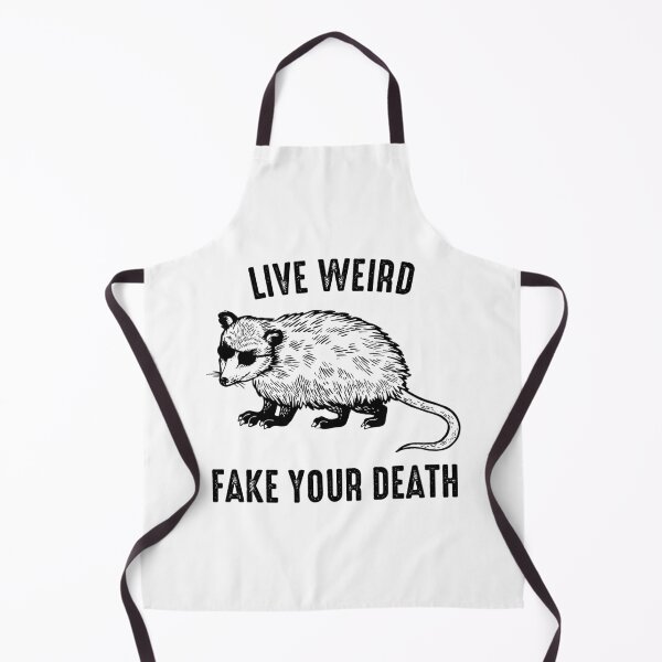Item preview, Live Weird, Fake Your Death - Funny Possum designed and sold by mashaqwenty.