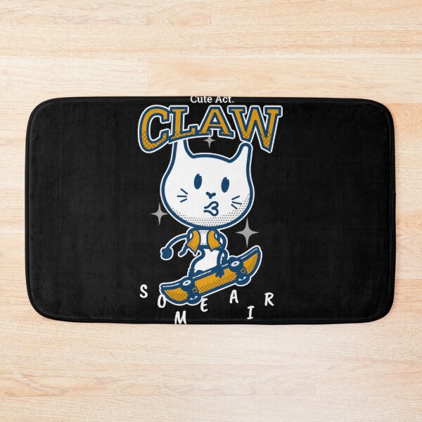 Item preview, Cute Cartoon Cat Riding Skateboard Graphic designed and sold by Matastuffmerch.