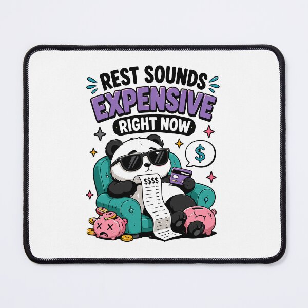 Item preview, Rest Sounds Expensive Right Now Funny Burnout Quote designed and sold by Gift Phrase Studio.