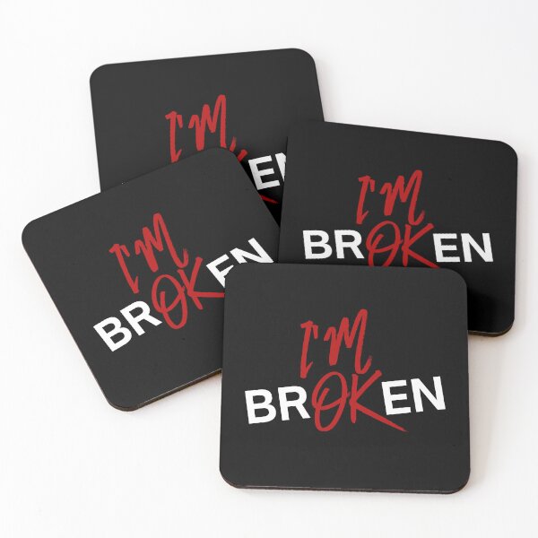 Item preview, I’m Broken But I’m OK Invisible Illness Mental Health designed and sold by Dondonmart.