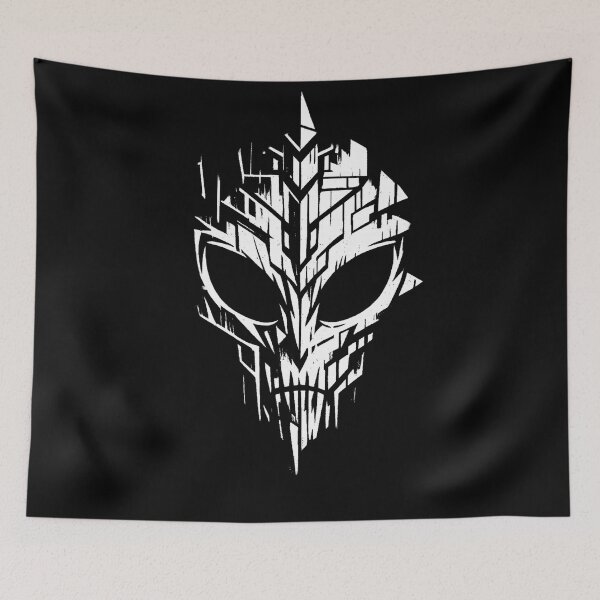 Item preview, Alien Tribal Mask - Brutalist Streetwear designed and sold by JonelCrafts.