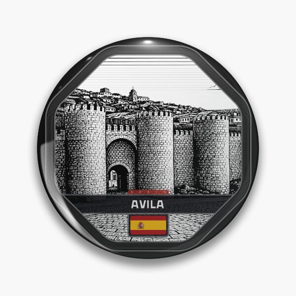 Item preview, Avila Spain Linocut Style  designed and sold by Thistle-TShop.