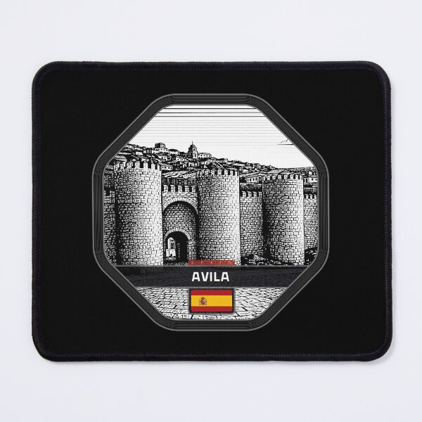 Item preview, Avila Spain Linocut Style  designed and sold by Thistle-TShop.