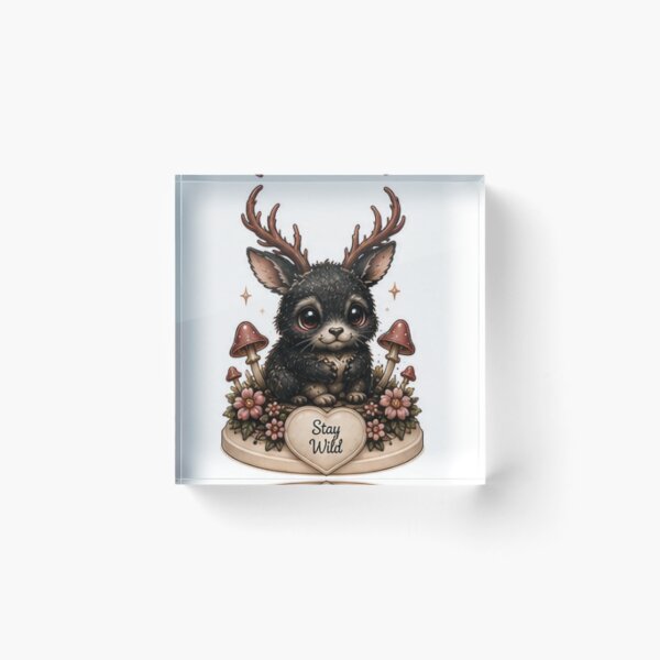 Item preview, Precious Affirmations: Untamed Jackalope  designed and sold by EmberThorn.