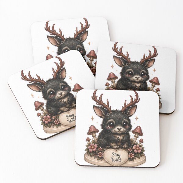 Item preview, Precious Affirmations: Untamed Jackalope  designed and sold by EmberThorn.