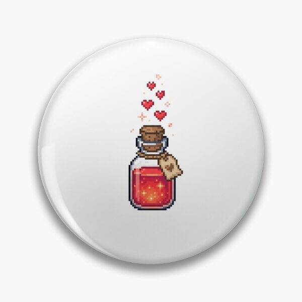 Item preview, 8 Bit Health Potion Pixel Art Cozy Gamer designed and sold by PictoVibe.
