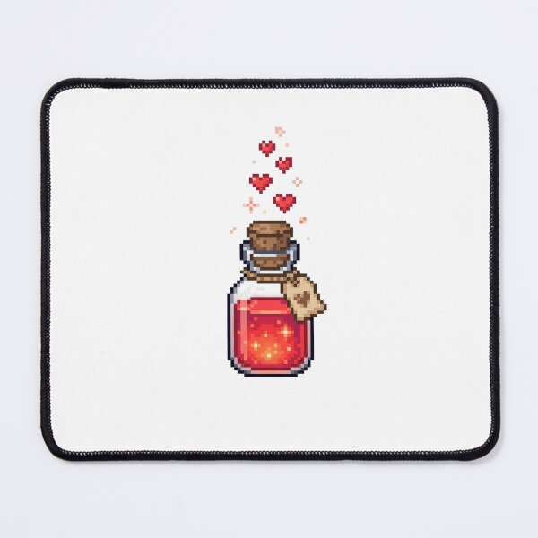 Item preview, 8 Bit Health Potion Pixel Art Cozy Gamer designed and sold by PictoVibe.