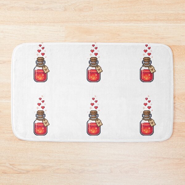 Item preview, 8 Bit Health Potion Pixel Art Cozy Gamer designed and sold by PictoVibe.