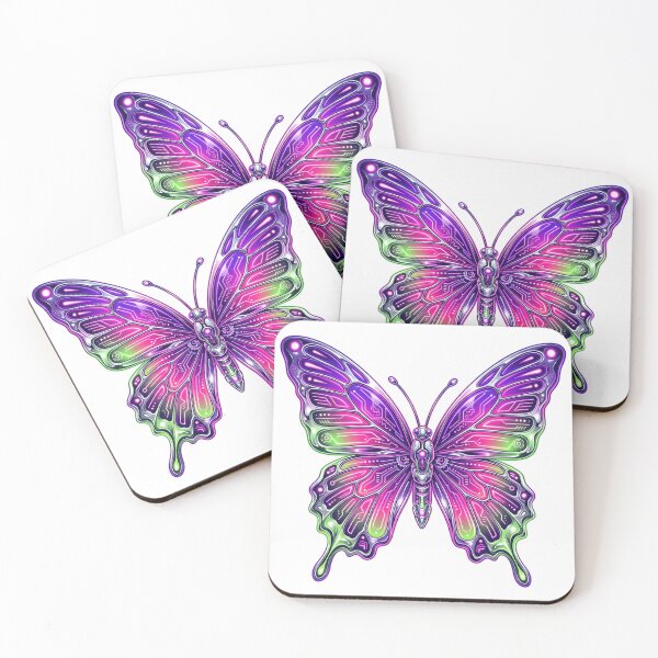 Item preview, Y2K Cyber Butterfly Liquid Chrome Early 2000s designed and sold by PictoVibe.