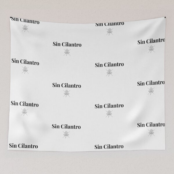 Item preview, Sin Cilantro Minimalist Spanish Food Funny Quote designed and sold by PictoVibe.