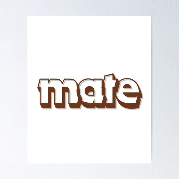 Item preview, Aussie Slang | mate designed and sold by TheWombatShed.