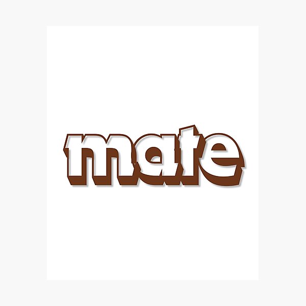 Item preview, Aussie Slang | mate designed and sold by TheWombatShed.