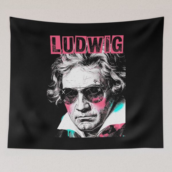 Item preview, Ludwig van Beethoven Funny Composer Retro Pop Art Music designed and sold by GrandeDuc.