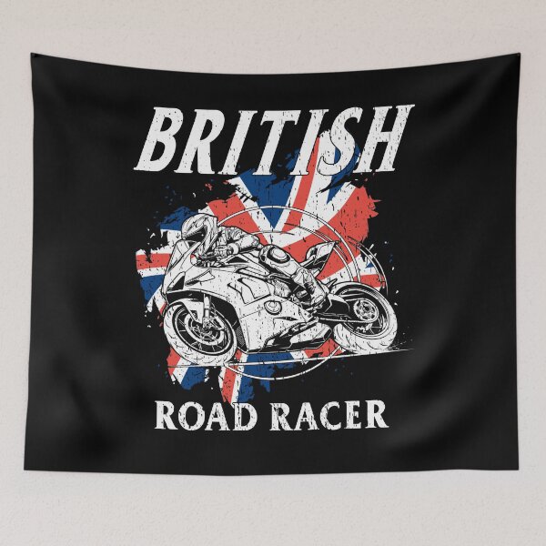 Item preview, British Road Racer Bike Rider UK Sportbike Racing Motorcycle Motorsport Best Riders  designed and sold by Jt41.