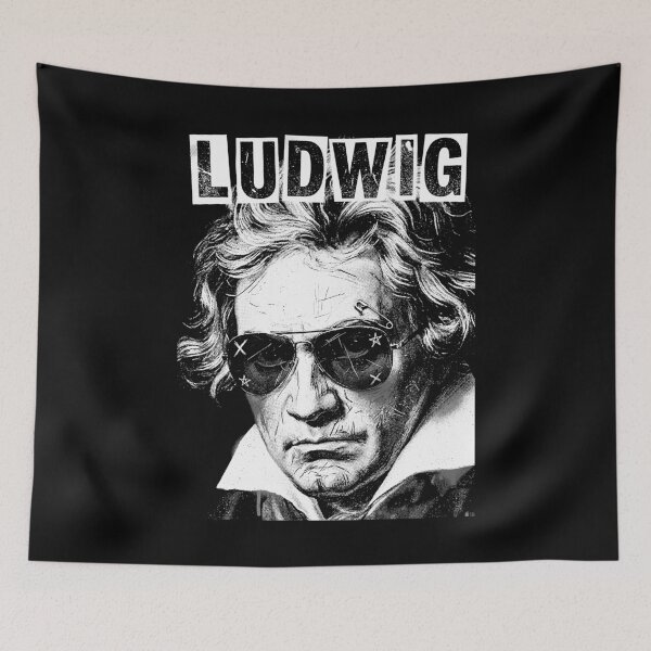 Item preview, Ludwig van Beethoven Funny Composer Retro Pop Art Music designed and sold by GrandeDuc.