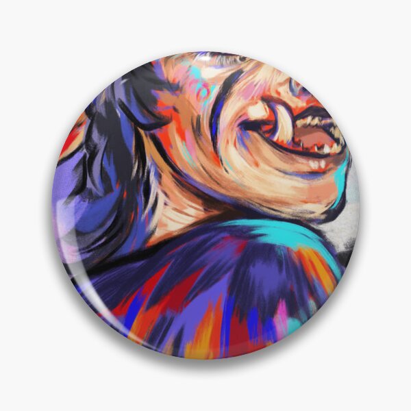 Item preview, Fluffy wolf in Neon Grunge designed and sold by JulianERDB.