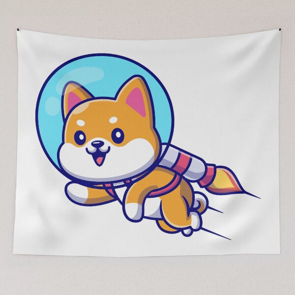 Item preview, Space Shibe-naut Explorer designed and sold by KrisGraphic45.