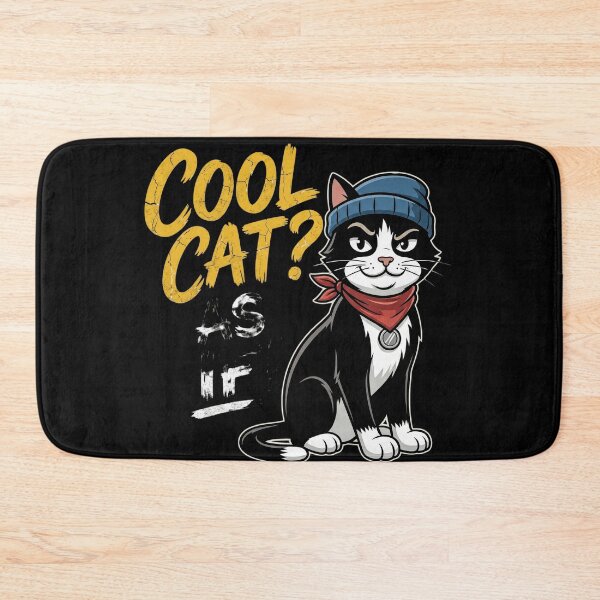Item preview, Retro Cool Cat As If Graphic Tee designed and sold by CrystalMineArts.