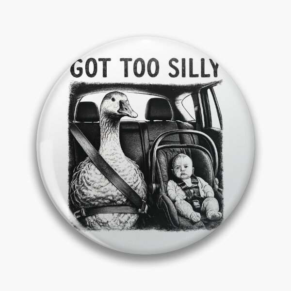 Item preview, Got Too Silly Goose Seatbelt Baby Car Seat Funny Goose designed and sold by bosamji.