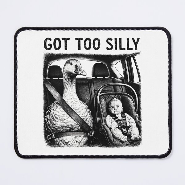 Item preview, Got Too Silly Goose Seatbelt Baby Car Seat Funny Goose designed and sold by bosamji.
