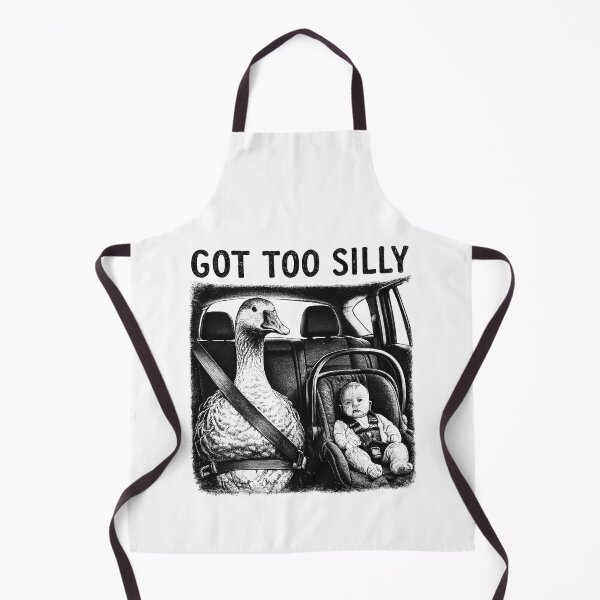 Item preview, Got Too Silly Goose Seatbelt Baby Car Seat Funny Goose designed and sold by bosamji.