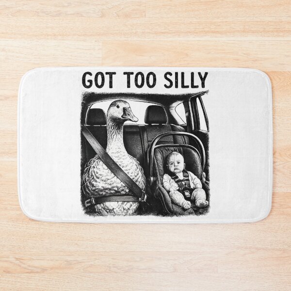 Item preview, Got Too Silly Goose Seatbelt Baby Car Seat Funny Goose designed and sold by bosamji.