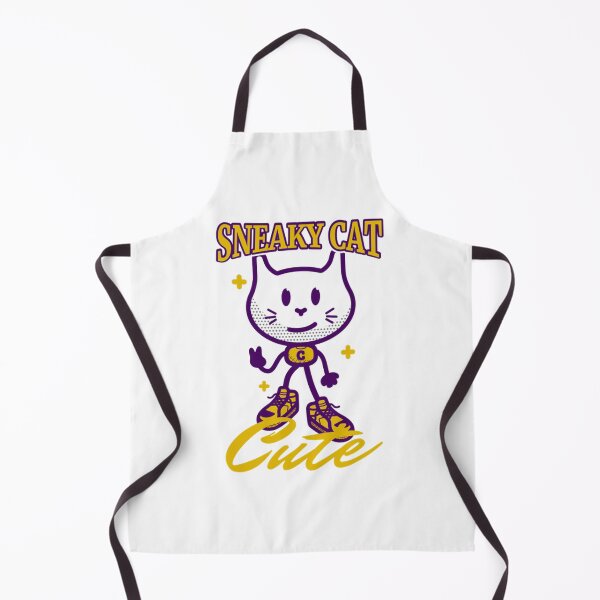 Item preview, Cute Sneaky Cartoon Cat Illustration designed and sold by Matastuffmerch.