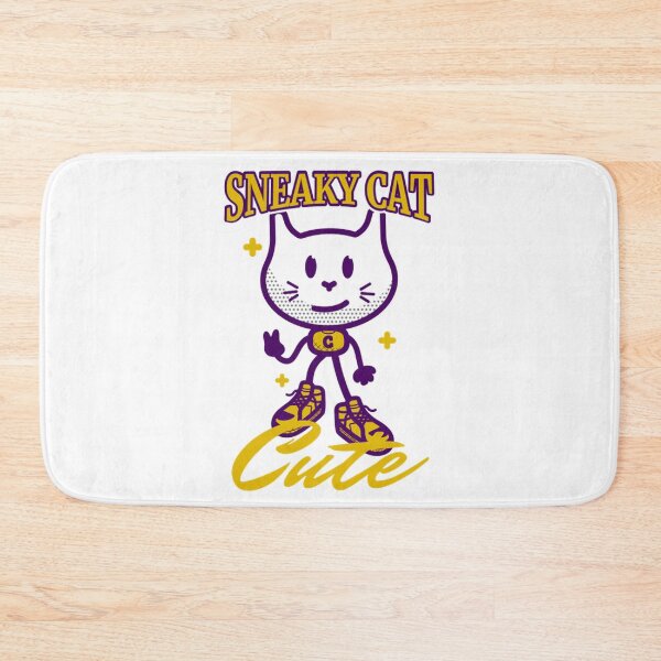 Item preview, Cute Sneaky Cartoon Cat Illustration designed and sold by Matastuffmerch.