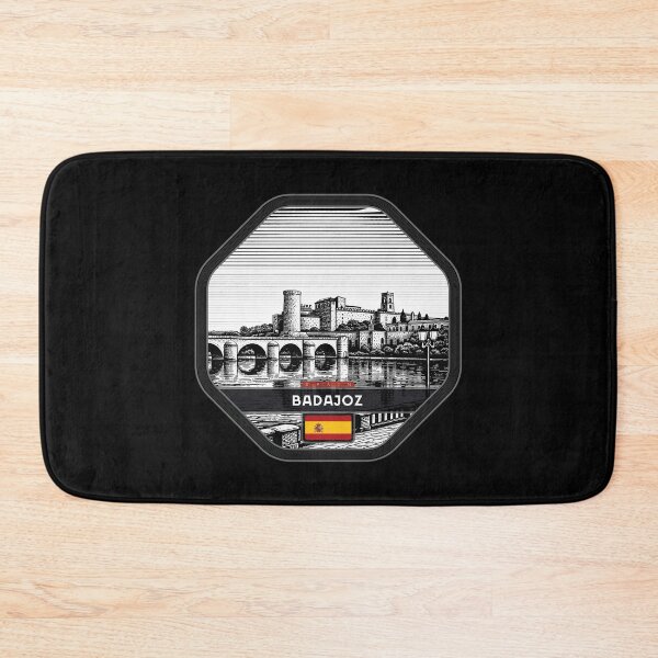 Item preview, Badajoz Spain Linocut Style  designed and sold by Thistle-TShop.