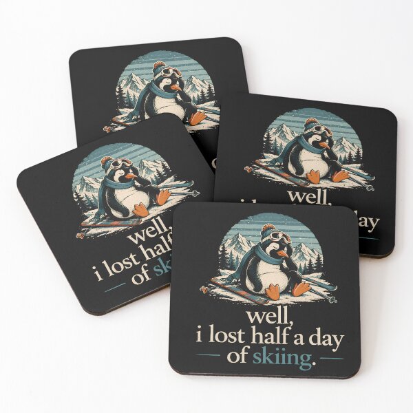 Item preview, Well I Lost Half A Day Of Skiing Penguin designed and sold by D-F-R-K.