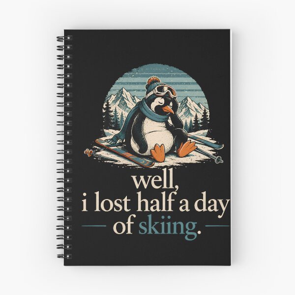Item preview, Well I Lost Half A Day Of Skiing Penguin designed and sold by D-F-R-K.