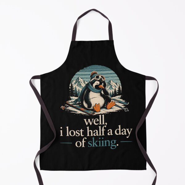Item preview, Well I Lost Half A Day Of Skiing Penguin designed and sold by D-F-R-K.