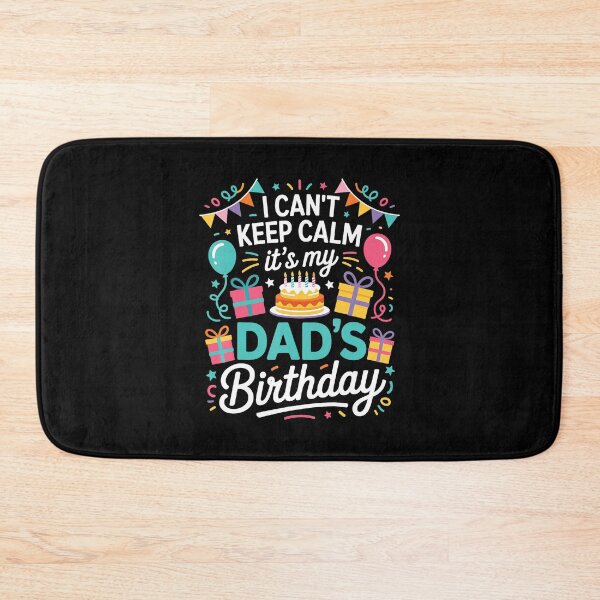 Item preview, I Can’t Keep Calm It’s My Dad’s Birthday Party Lettering designed and sold by zamiokaline.