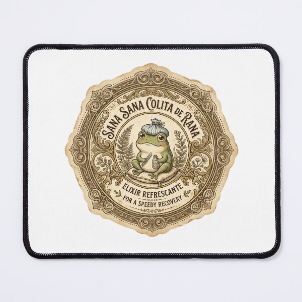 Item preview, Sana Sana Colita de Rana Vintage Frog Healing designed and sold by PictoVibe.