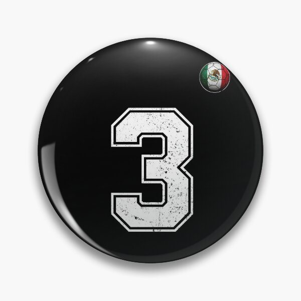 Item preview, Number 3 Mexico Flag Football Fan designed and sold by BernoNickel.