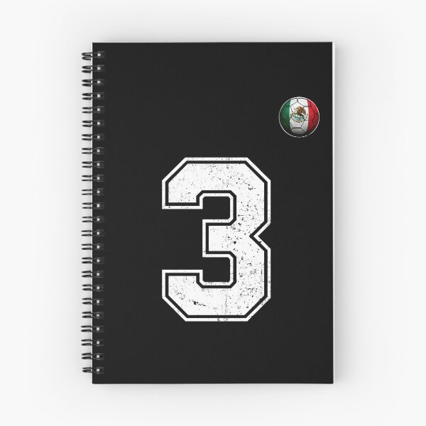 Item preview, Number 3 Mexico Flag Football Fan designed and sold by BernoNickel.