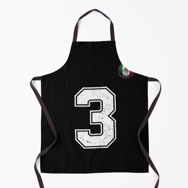 Item preview, Number 3 Mexico Flag Football Fan designed and sold by BernoNickel.