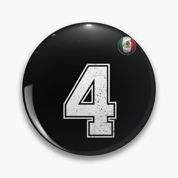 Item preview, Number 4 Mexico Flag Football Fan designed and sold by BernoNickel.