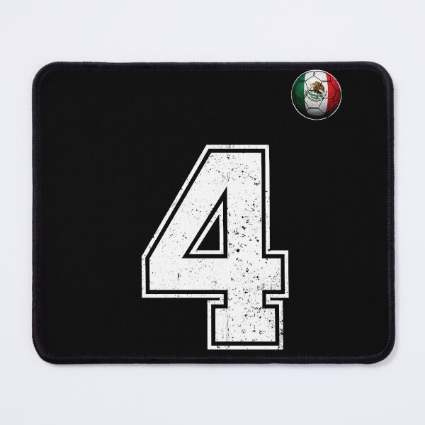 Item preview, Number 4 Mexico Flag Football Fan designed and sold by BernoNickel.
