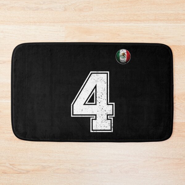 Item preview, Number 4 Mexico Flag Football Fan designed and sold by BernoNickel.