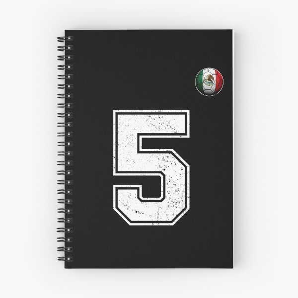 Item preview, Number 5 Mexico Flag Football Fan designed and sold by BernoNickel.