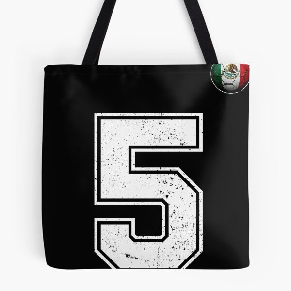 Item preview, Number 5 Mexico Flag Football Fan designed and sold by BernoNickel.